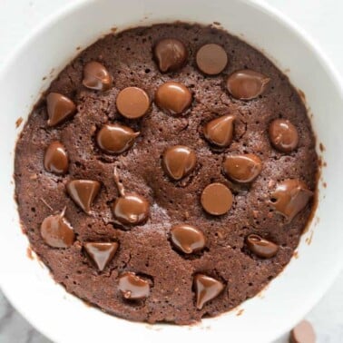 gluten free vegan chocolate mug cake