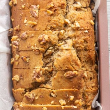 3 ingredient banana bread