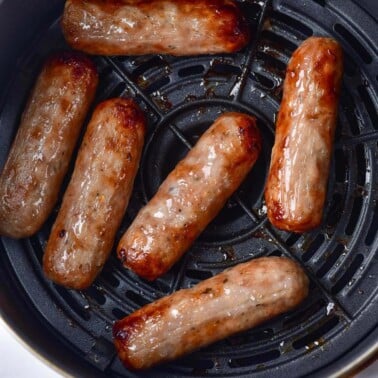 air fryer brats recipe.