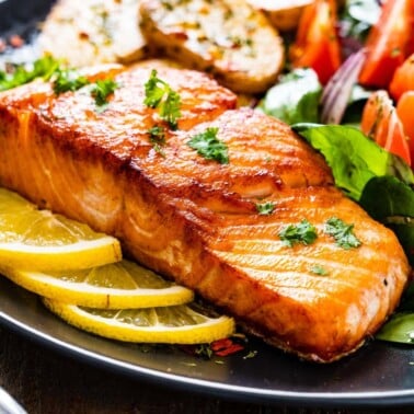 air fryer salmon recipe.