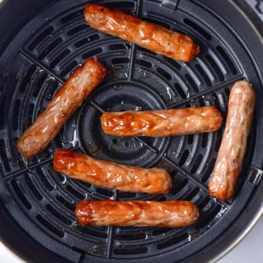 air fryer sausage recipe.