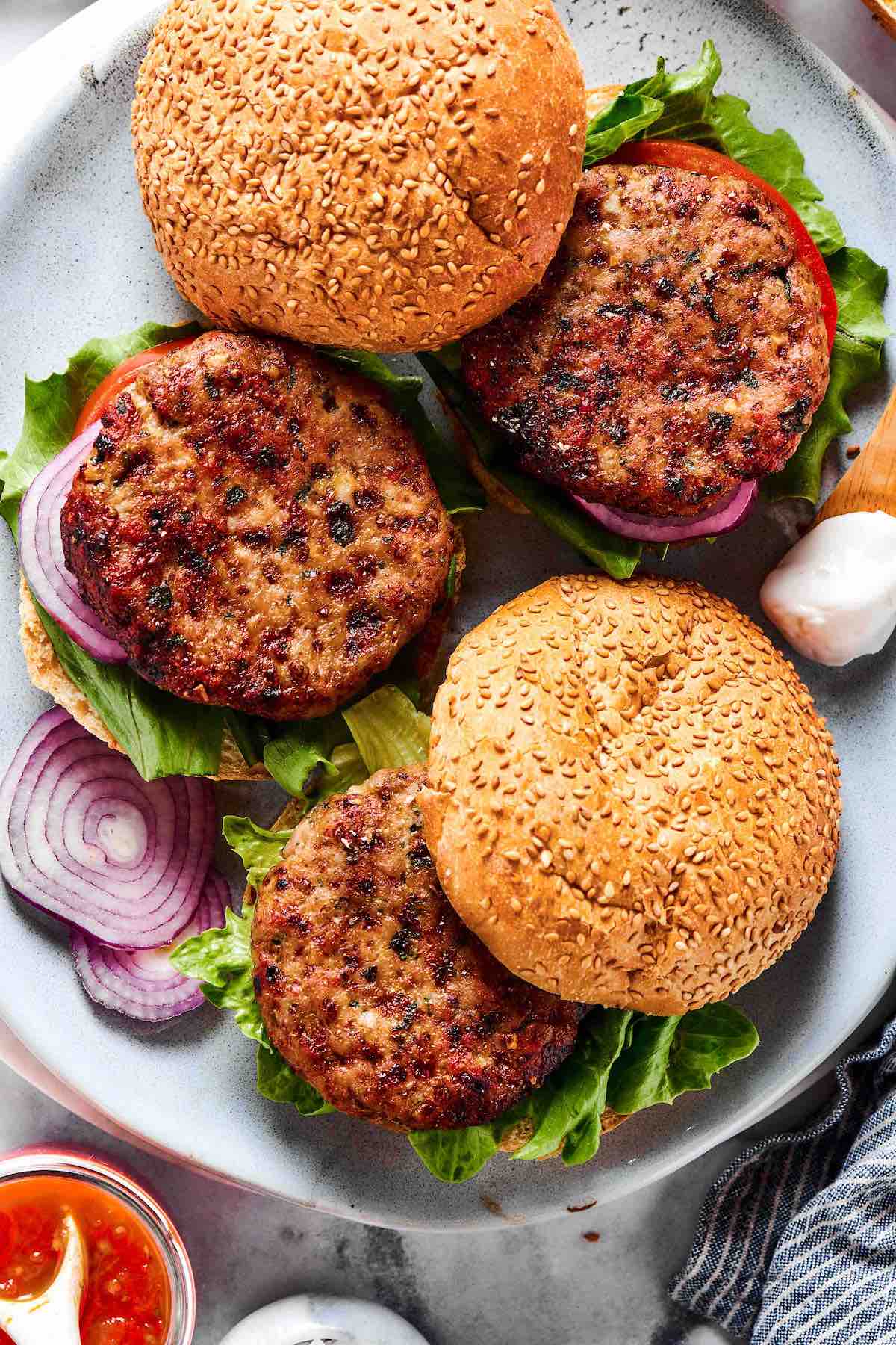 air fryer turkey burgers.