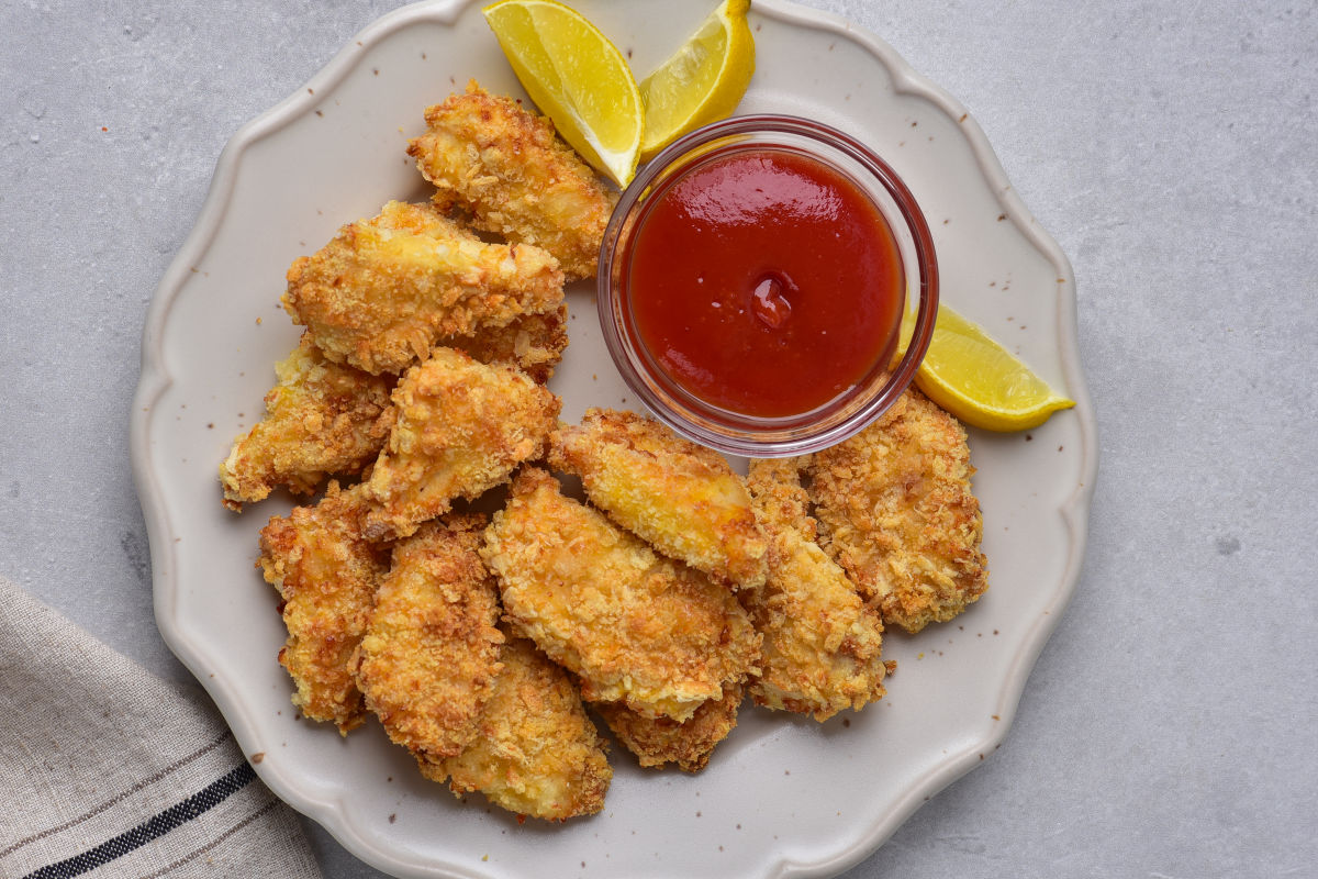 airfryer chicken nuggets.