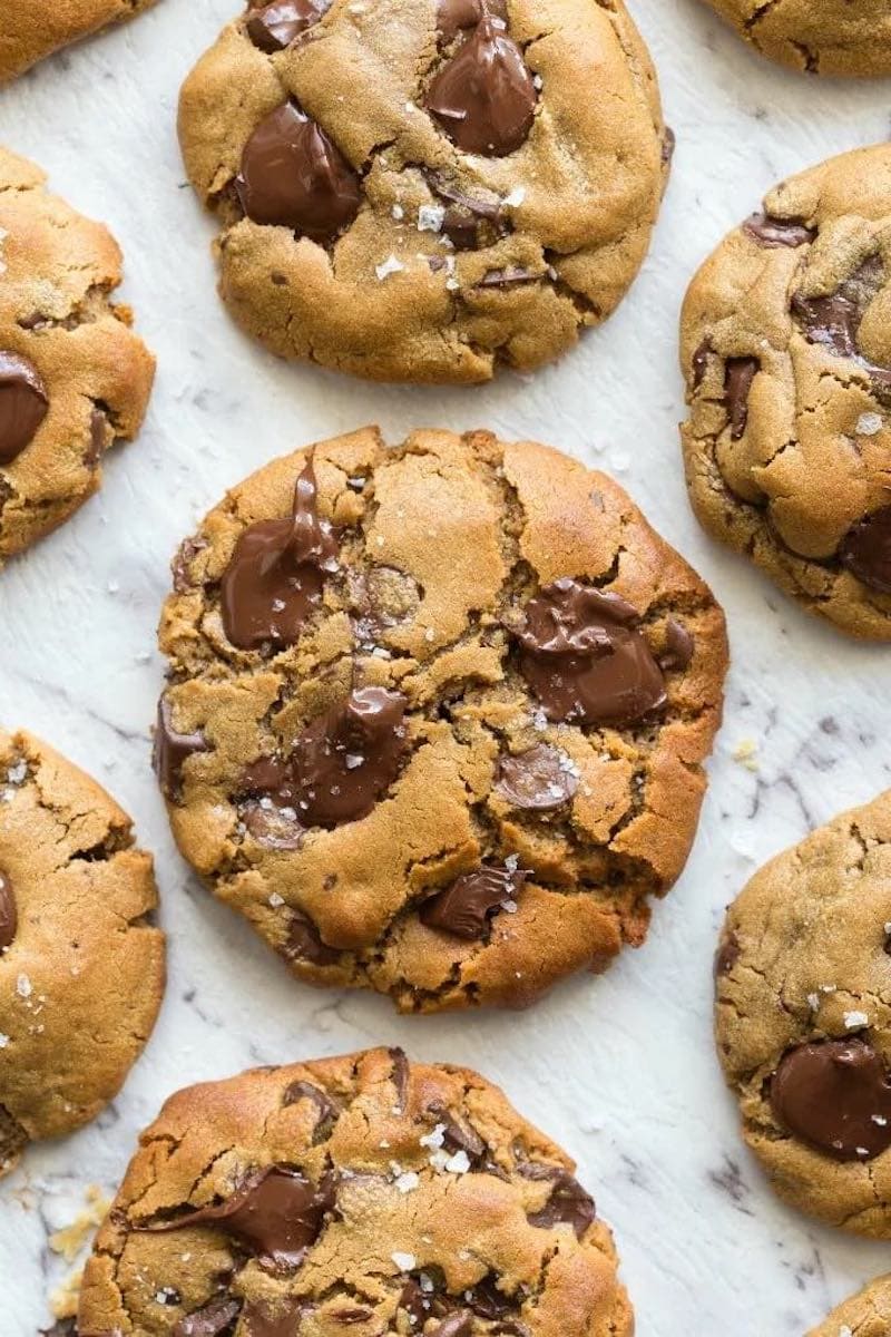 almond butter cookies.