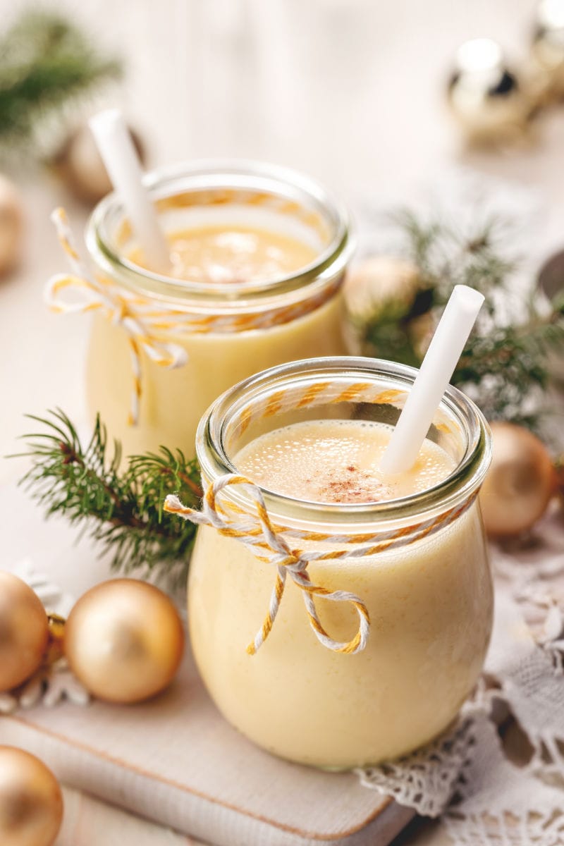 almond milk eggnog