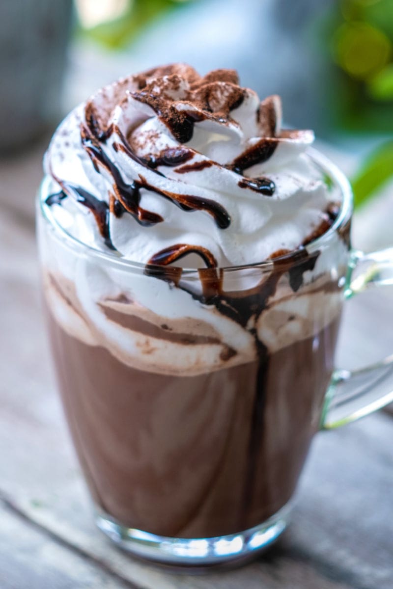 almond milk hot chocolate