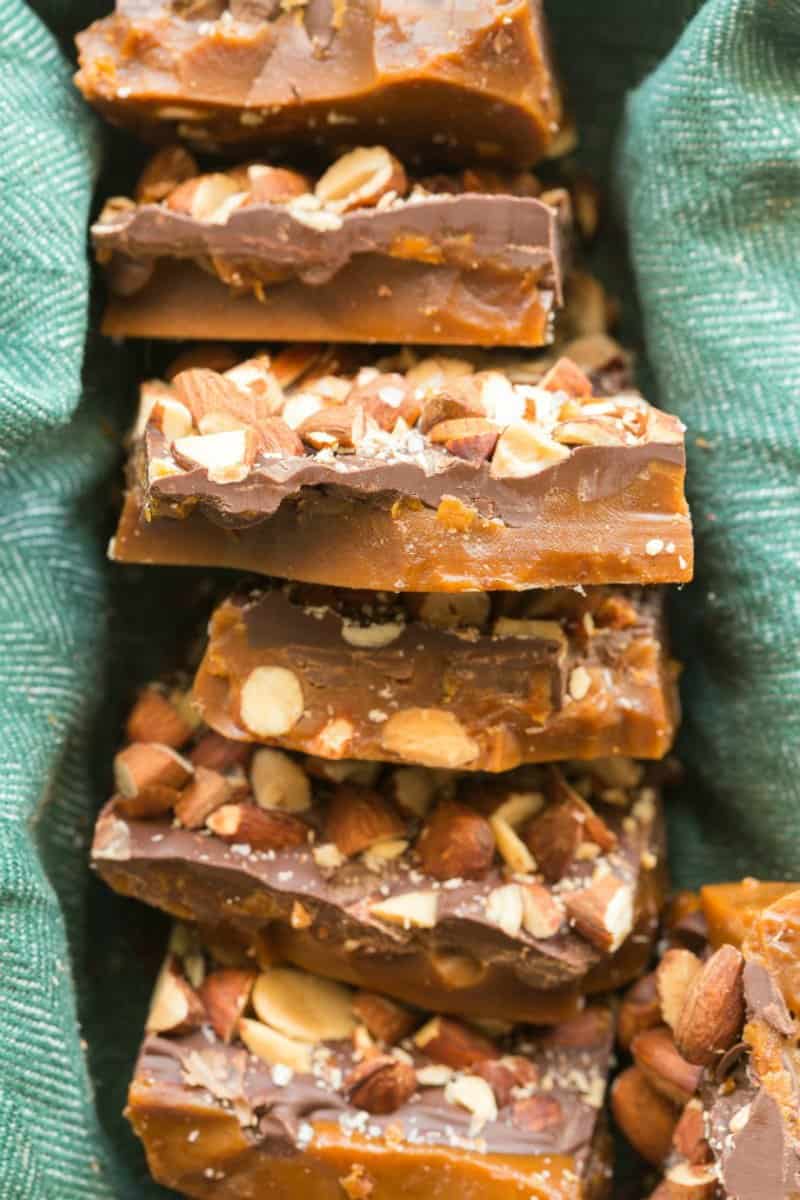 almond roca candy.