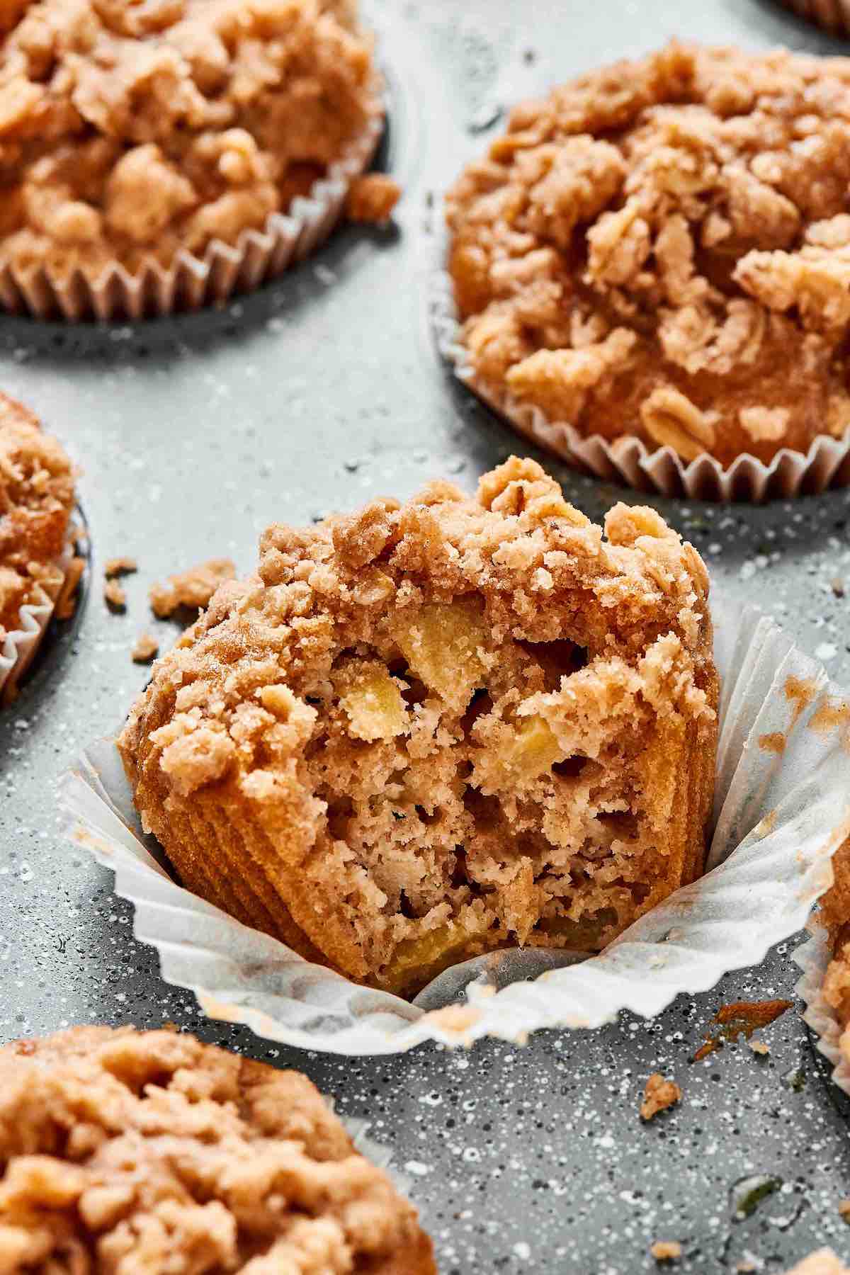 apple cinnamon muffins.