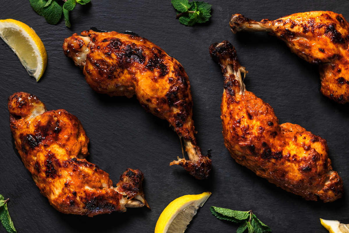 baked tandoori chicken.