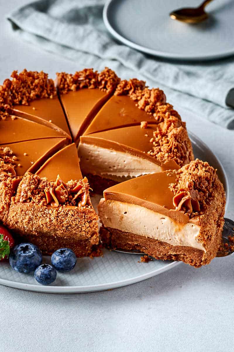 Lotus Biscoff cheesecake