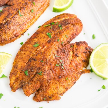 blackened tilapia recipe.