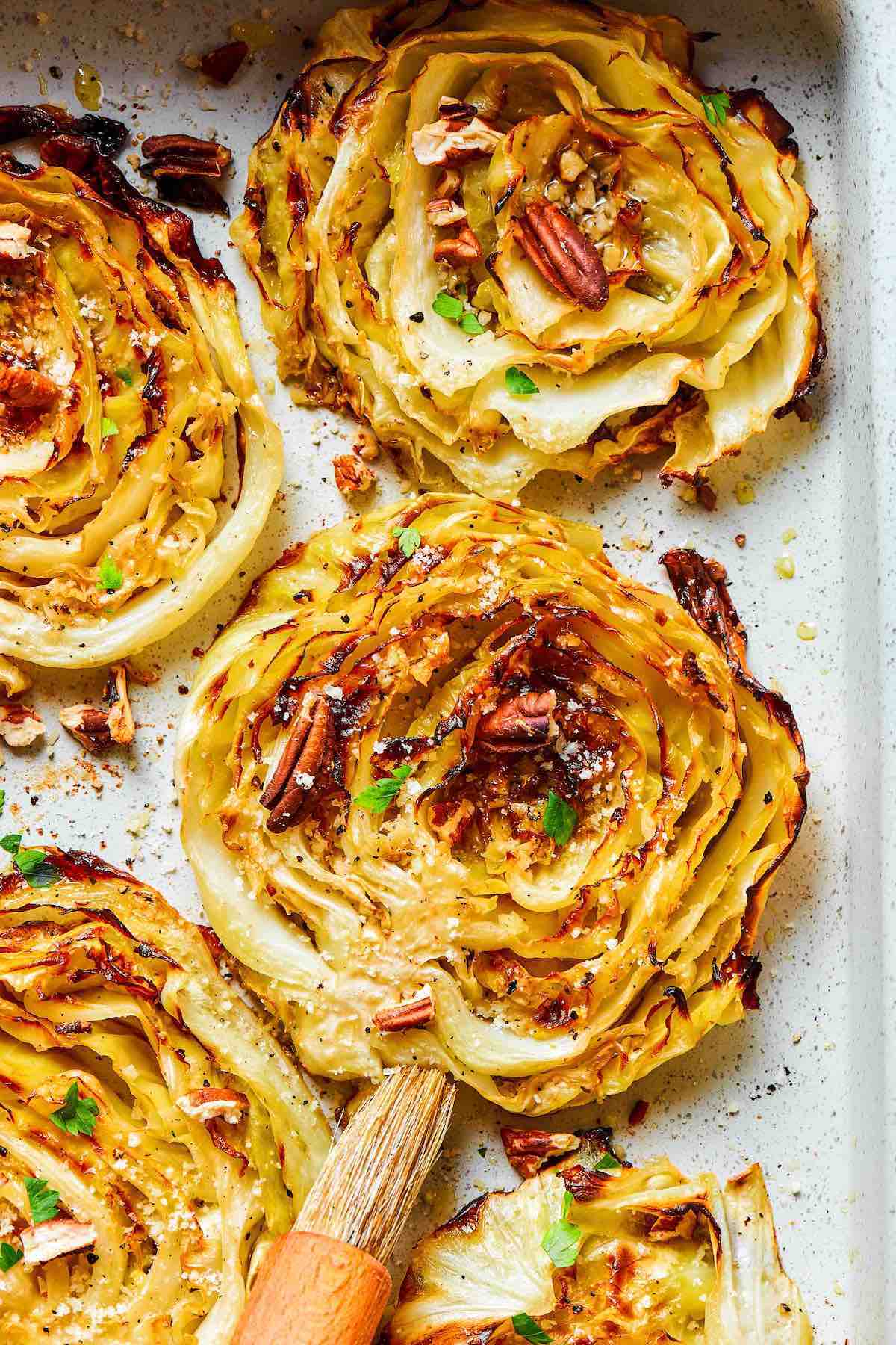 cabbage steaks.