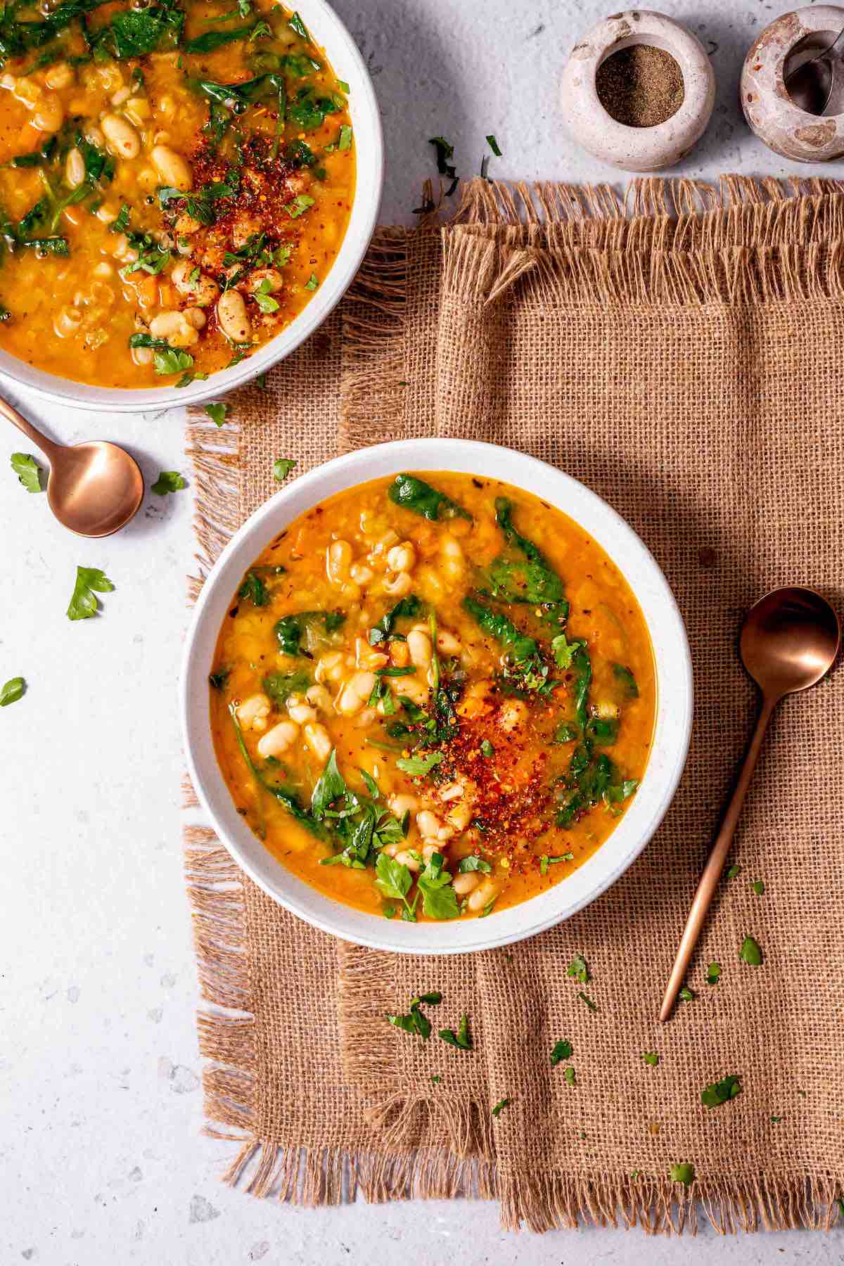 Cannellini bean soup.