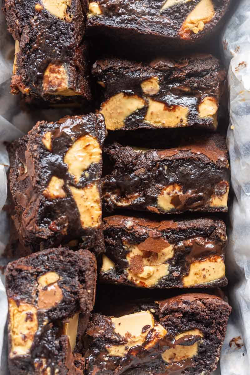 caramilk brownies