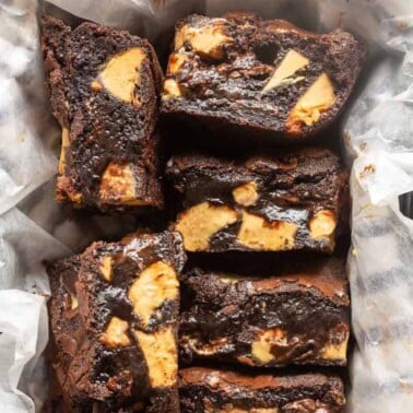 caramilk brownies