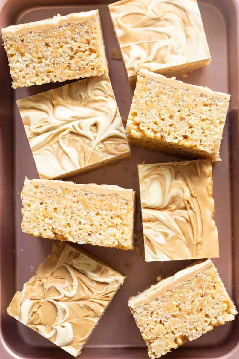 Caramilk Rice Bubble Slice