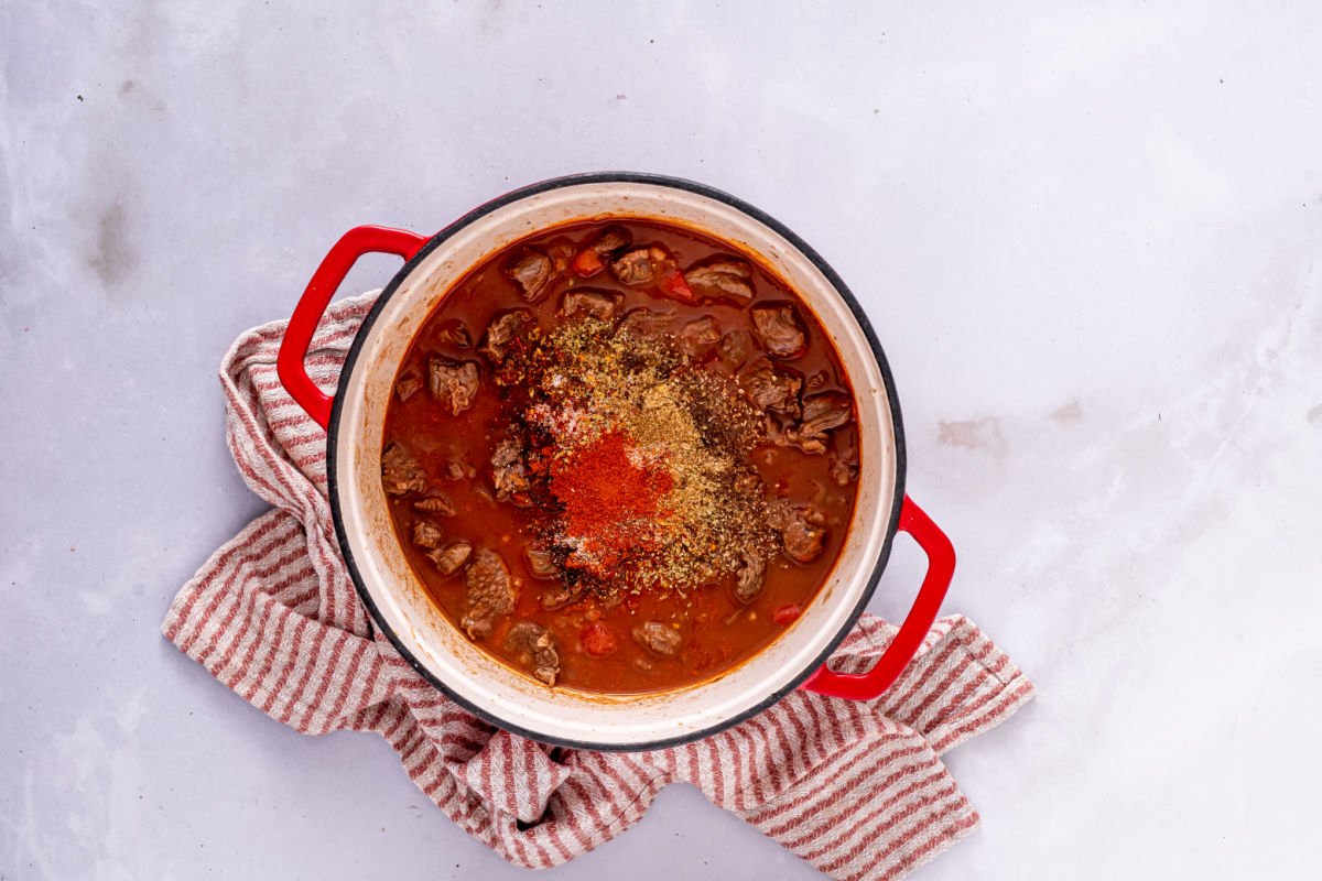 carne picada stew.