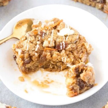 carrot cake baked oatmeal recipe.