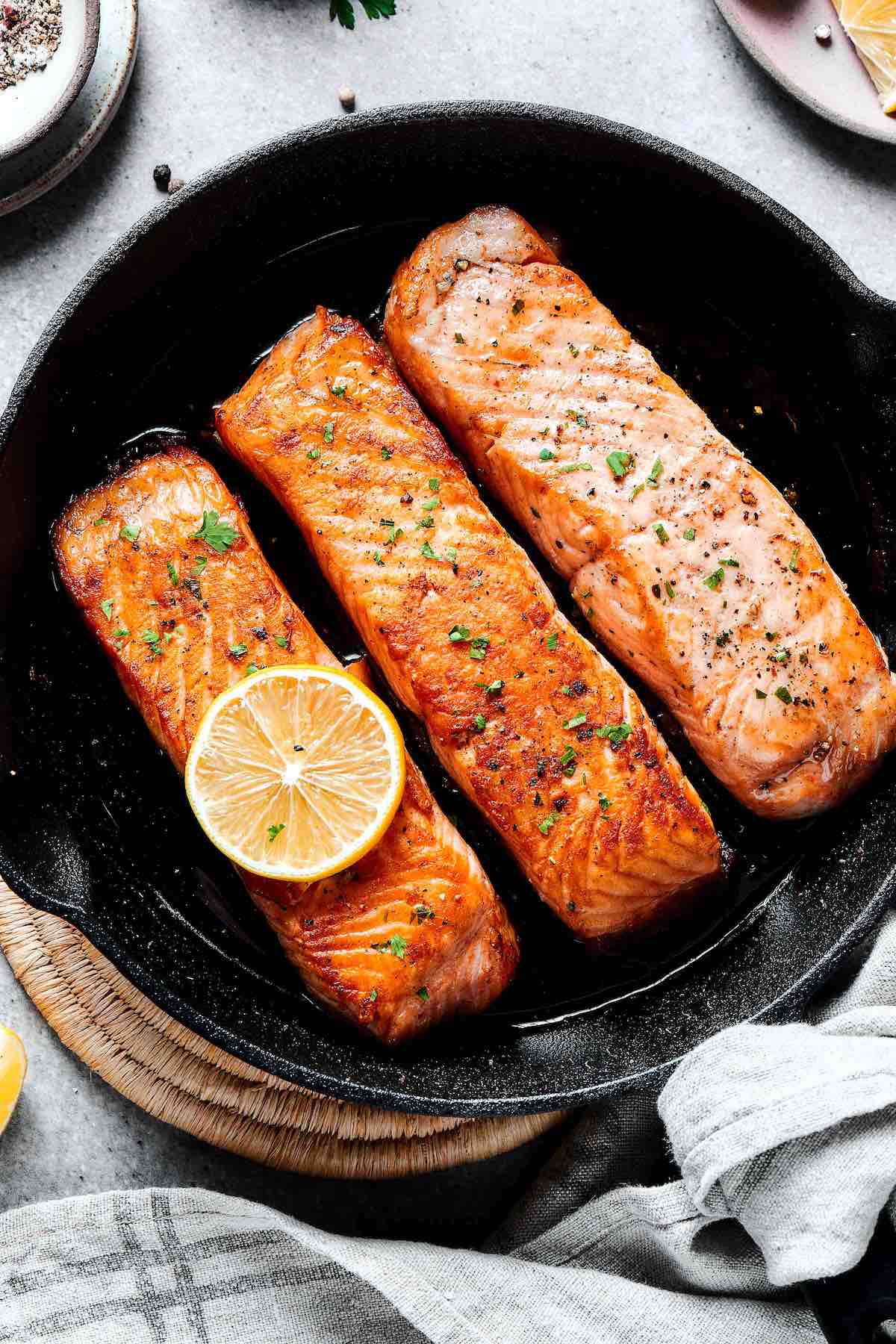 cast iron salmon.