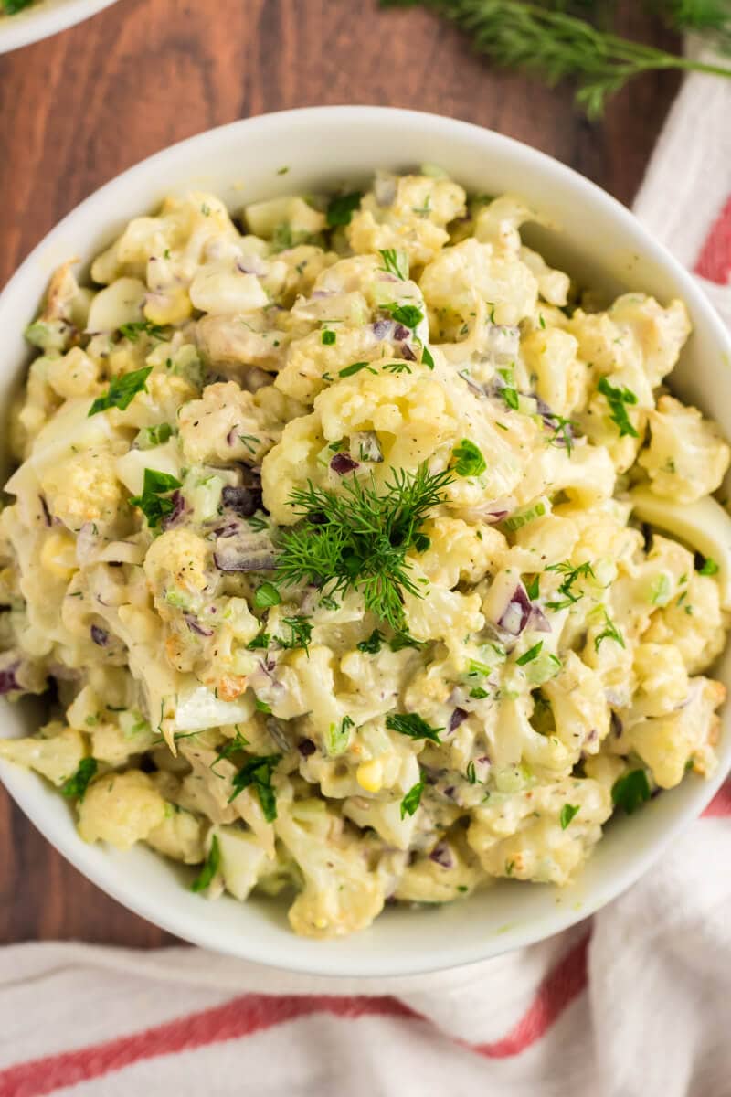 cauliflower potato salad