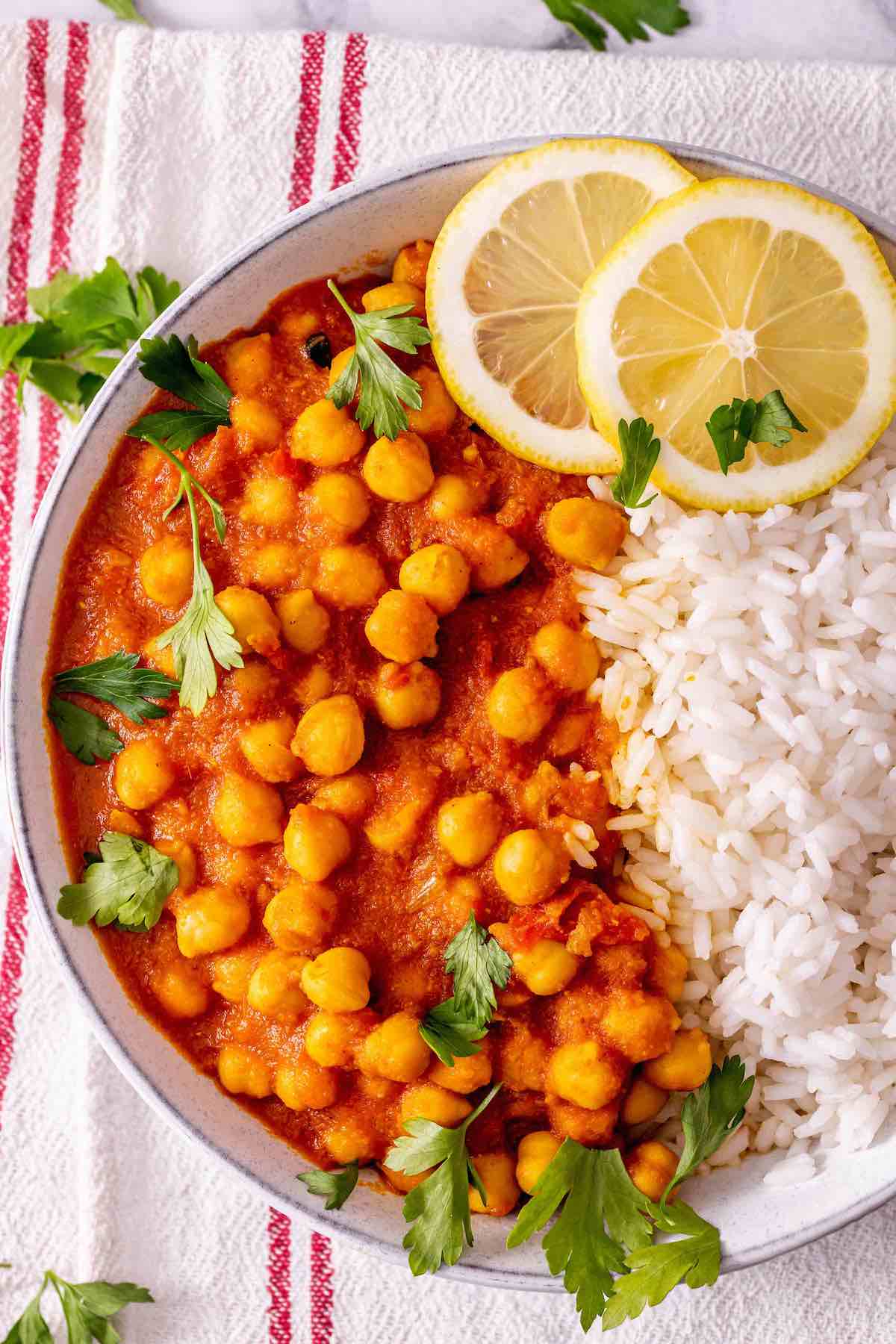 chana masala.