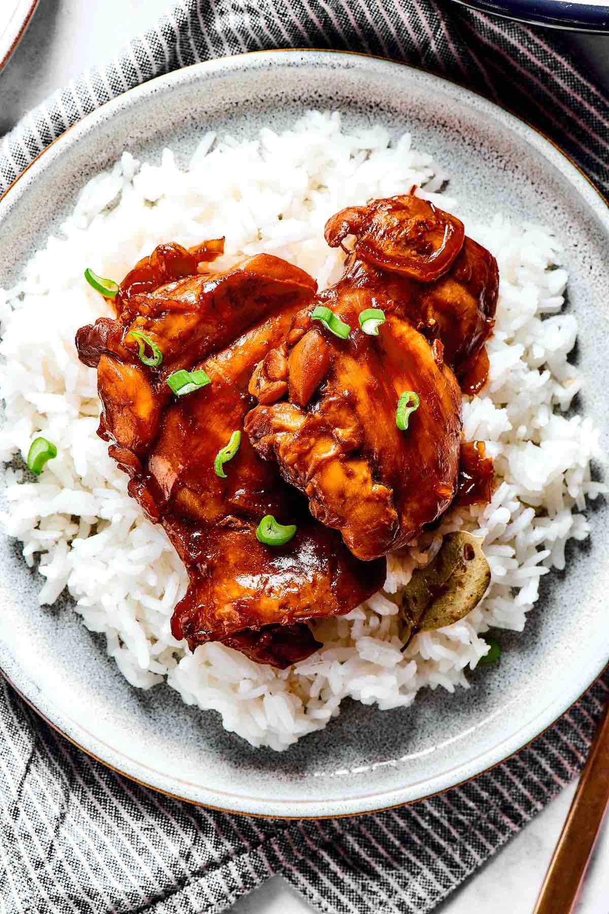 adobo chicken.