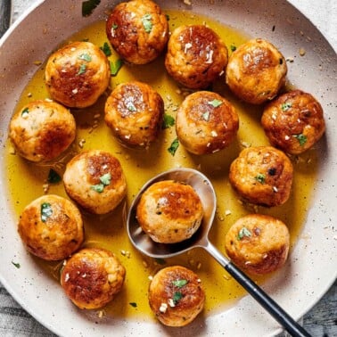 chicken meatball recipe.