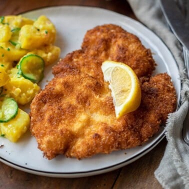 chicken schnitzel recipe.