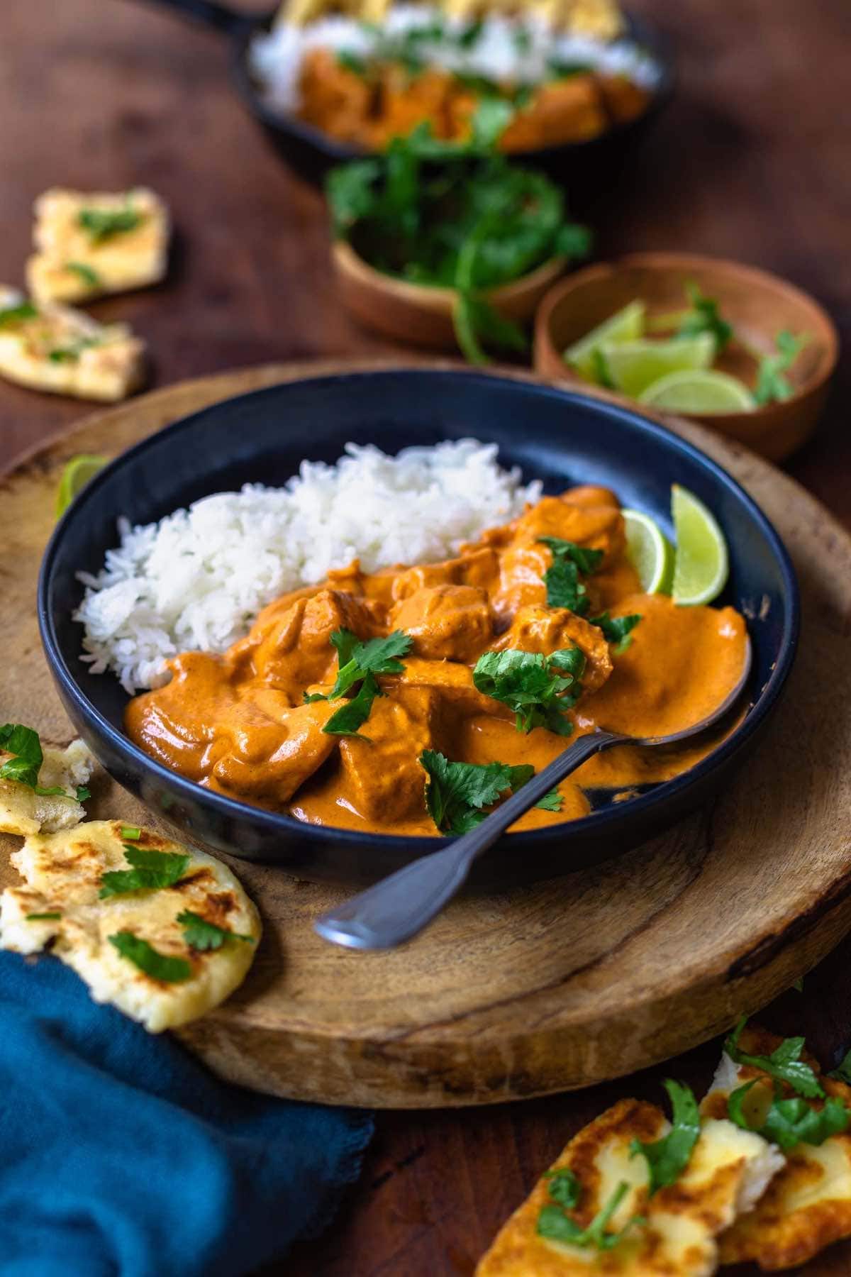 chicken tikka masala.