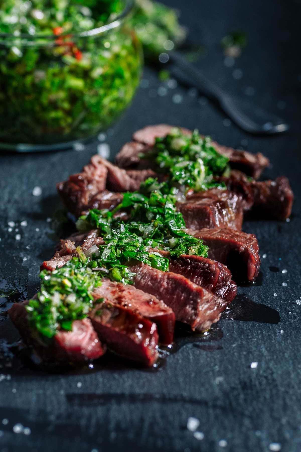 steak chimichurri.