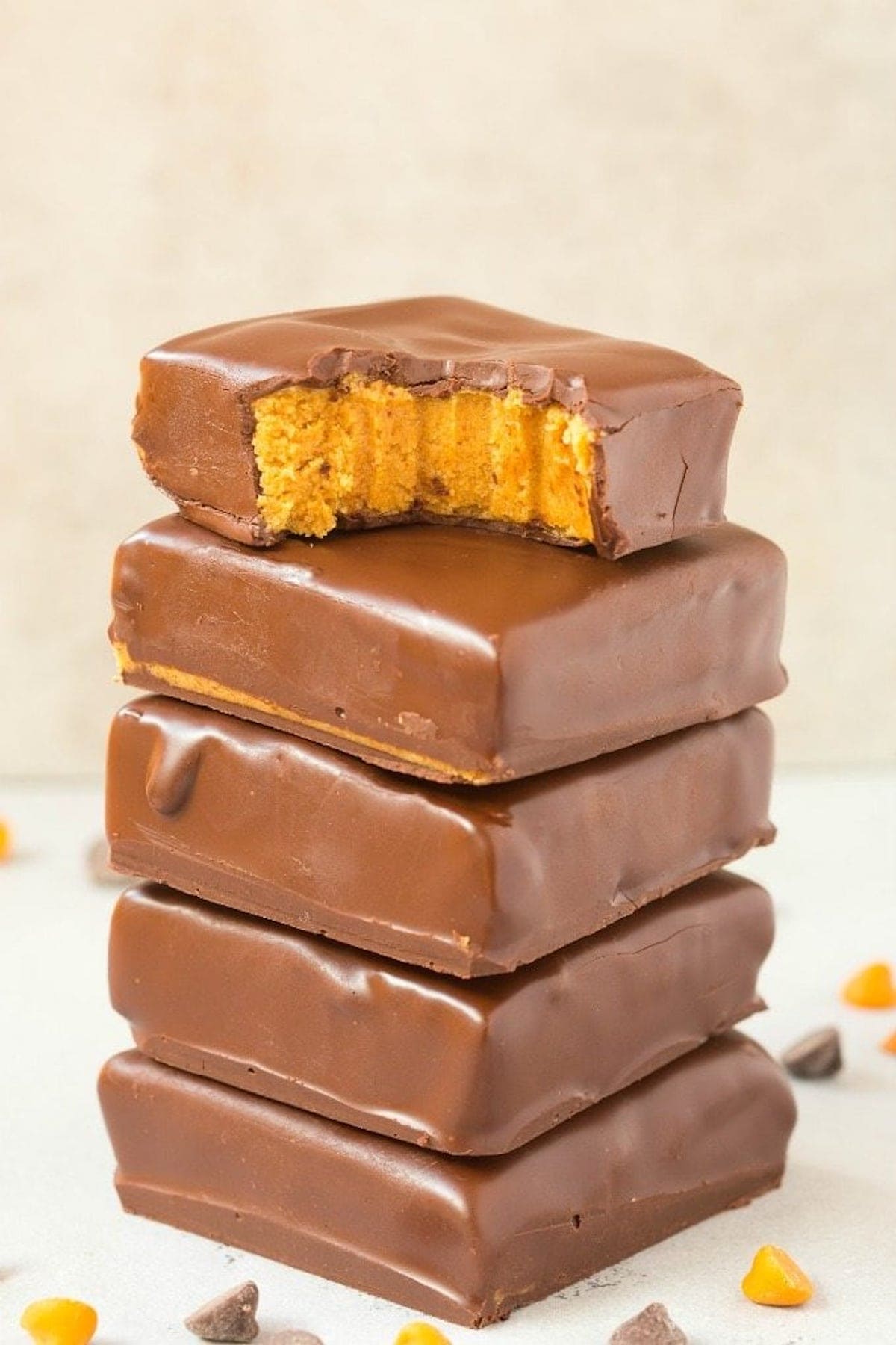 chocolate peanut butter bars.