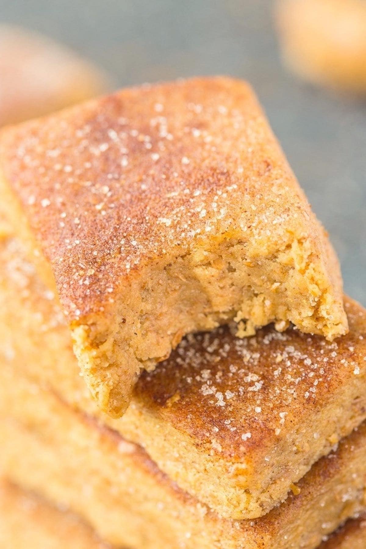 cinnamon protein bars.