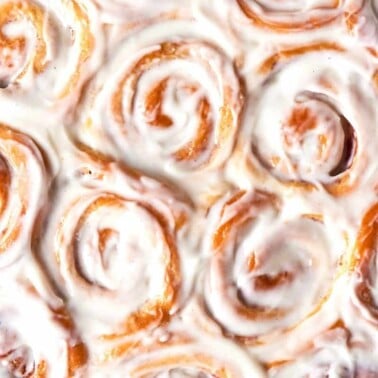 no yeast cinnamon rolls