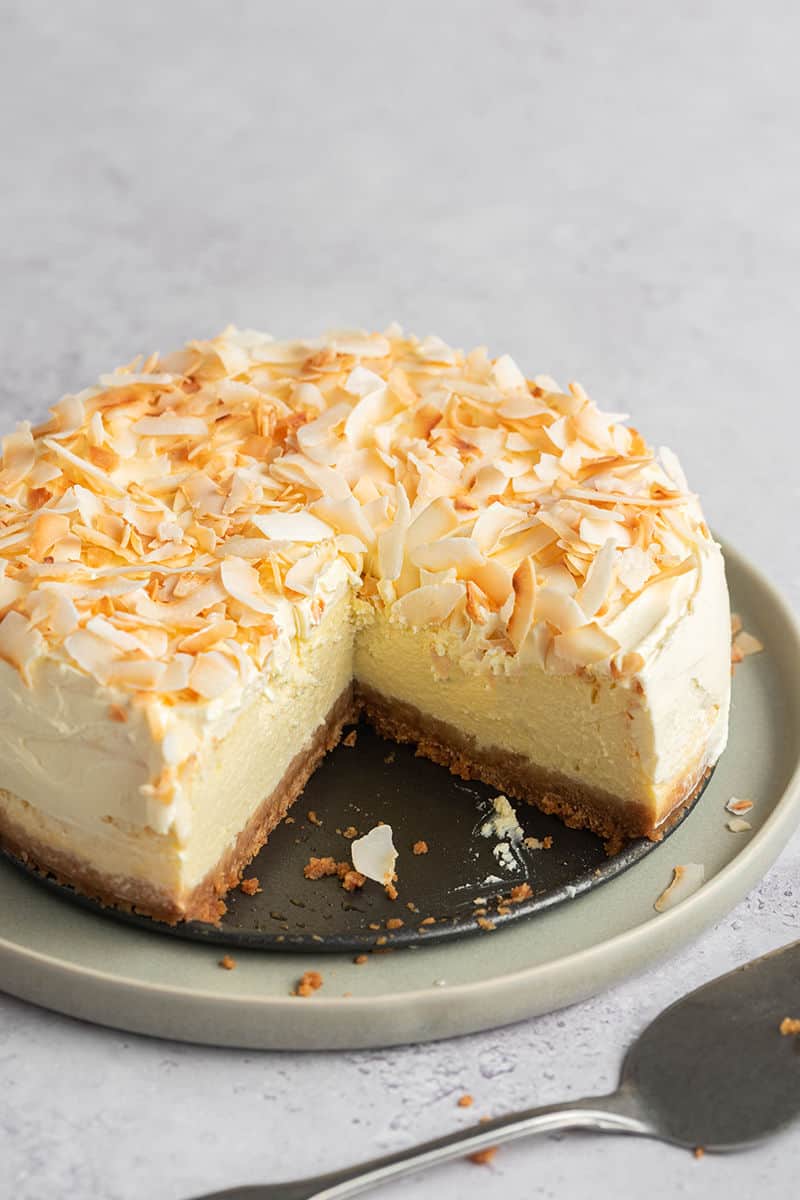 coconut cheesecake recipe.