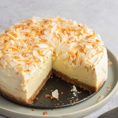 coconut cheesecake