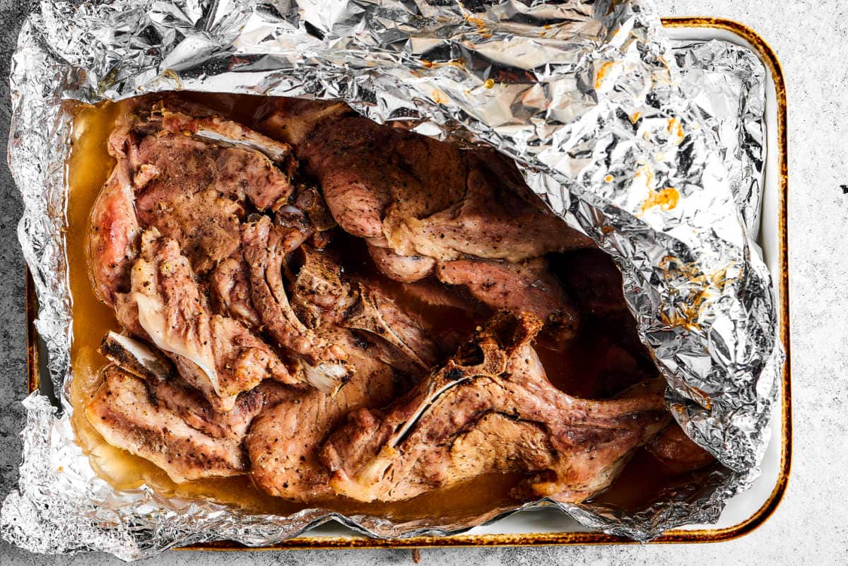 country style pork ribs in oven.