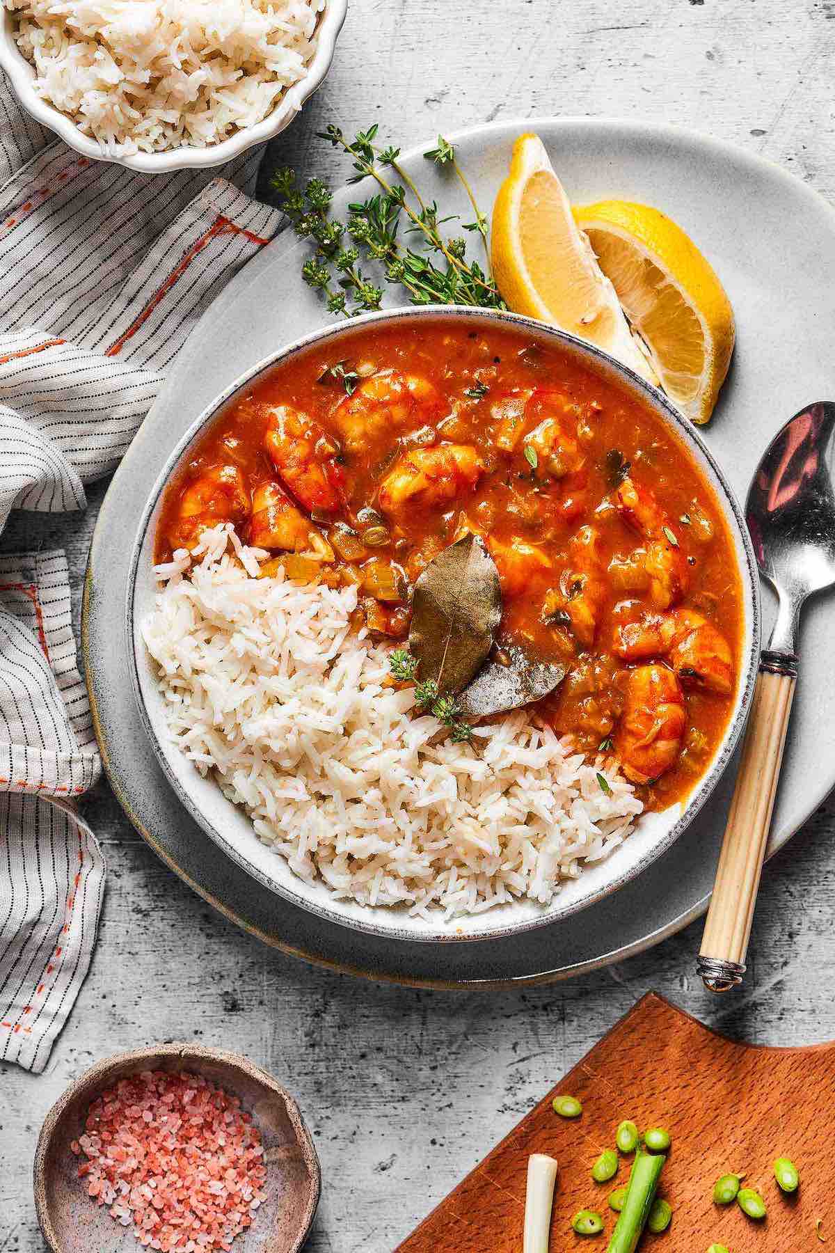 crawfish etouffee.