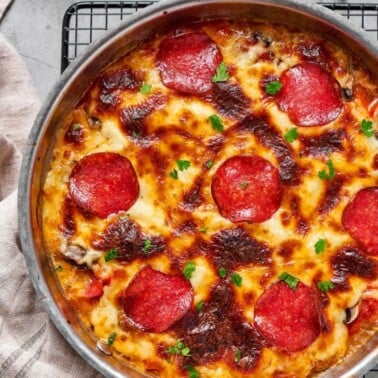 crustless pizza recipe