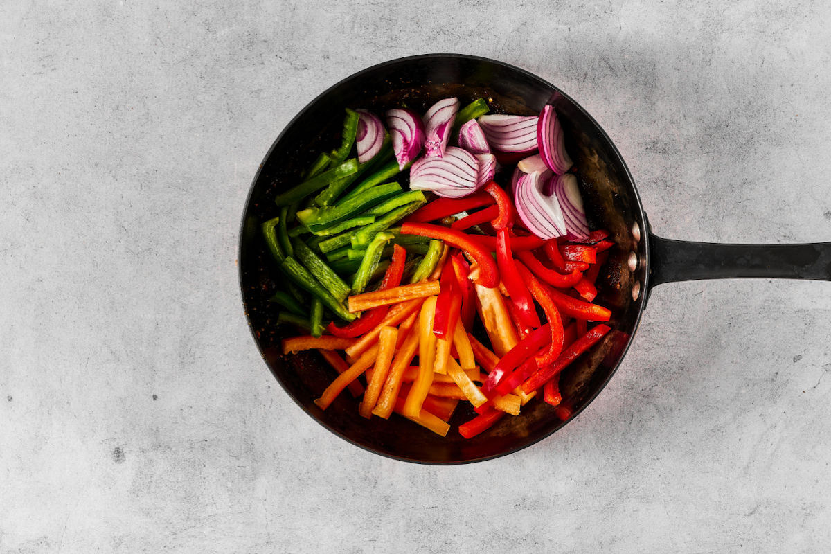 fajita vegetables.