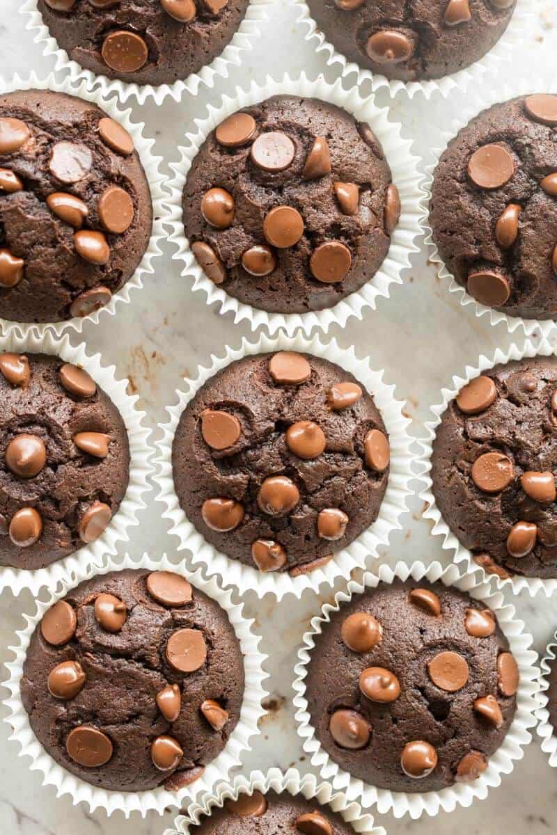 flourless chocolate muffins