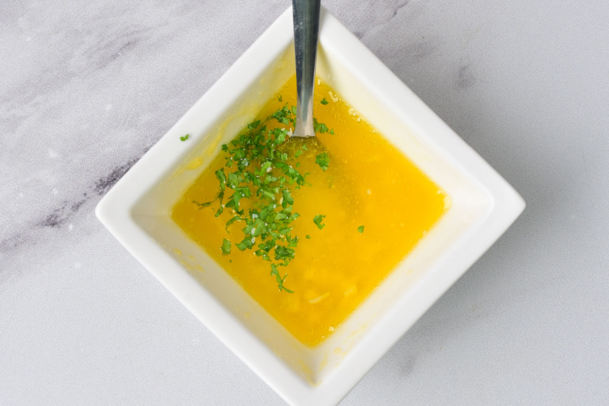 garlic butter for lamb.