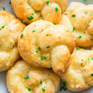 2 ingredient dough garlic knots