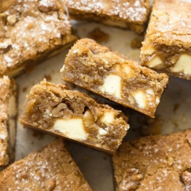 gingerbread blondies recipe