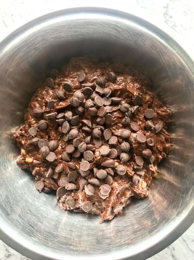 3 ingredient brownie batter. 