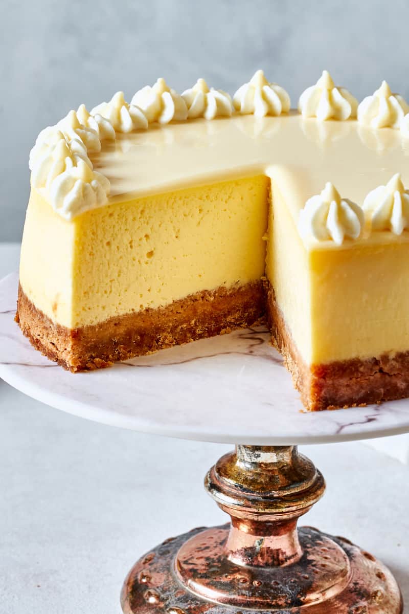 Greek yogurt cheesecake