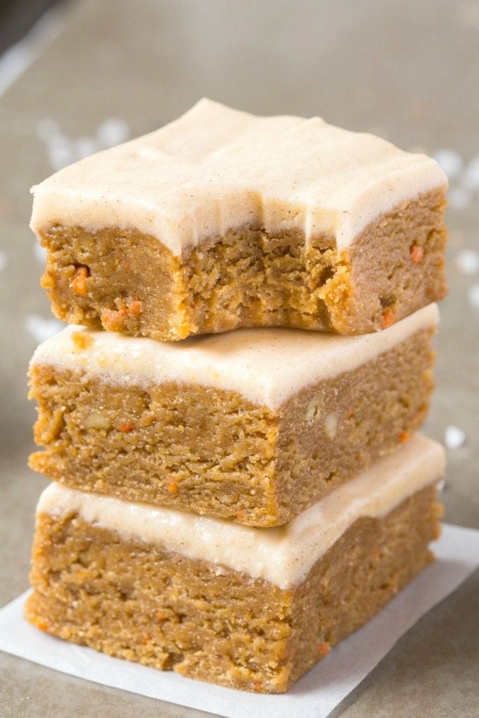 carrot cake breakfast bars