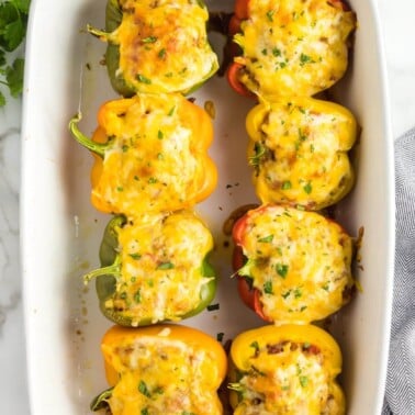 healthy stuffed peppers recipe.