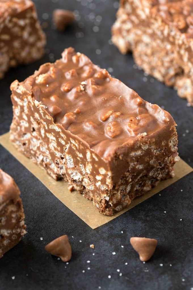 homemade crunch bars