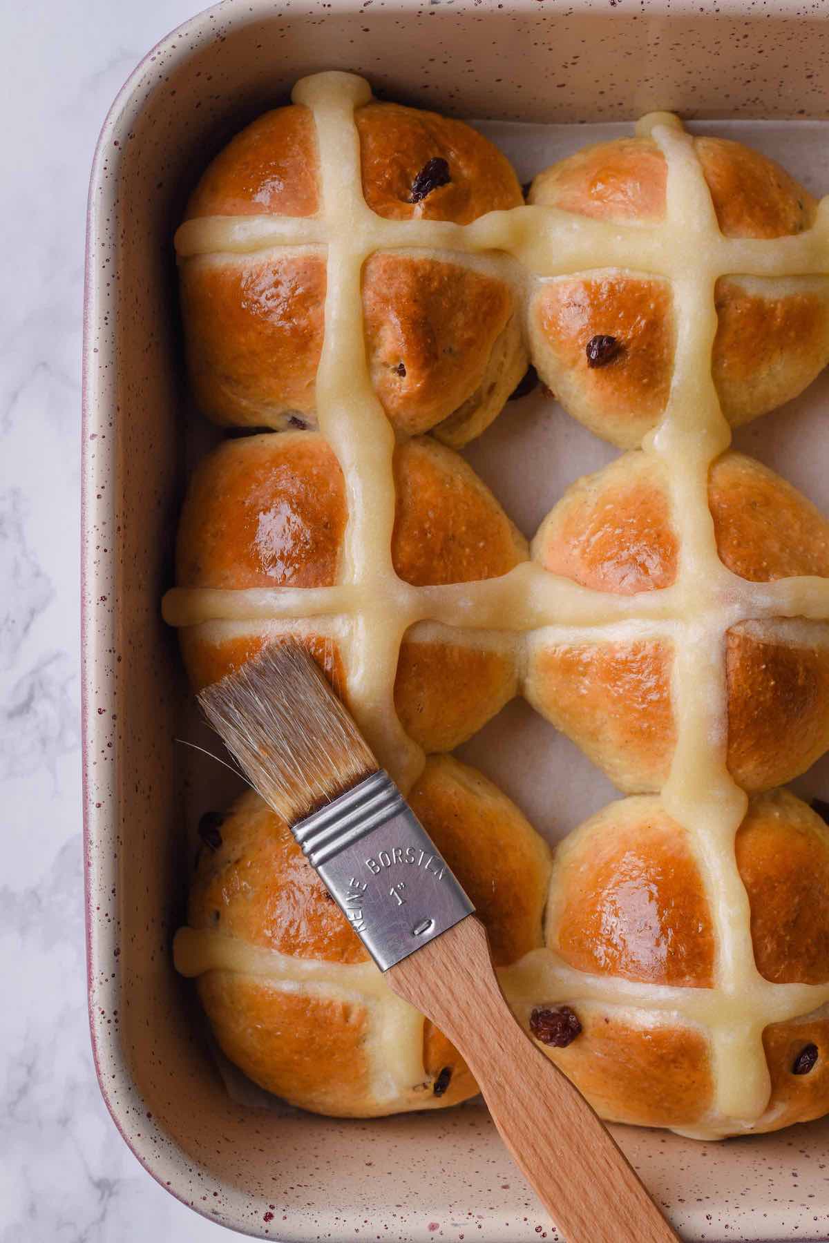 hot cross buns.