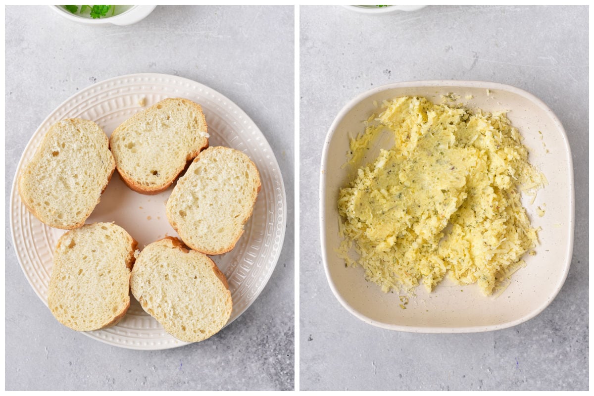 how to air fry garlic bread.